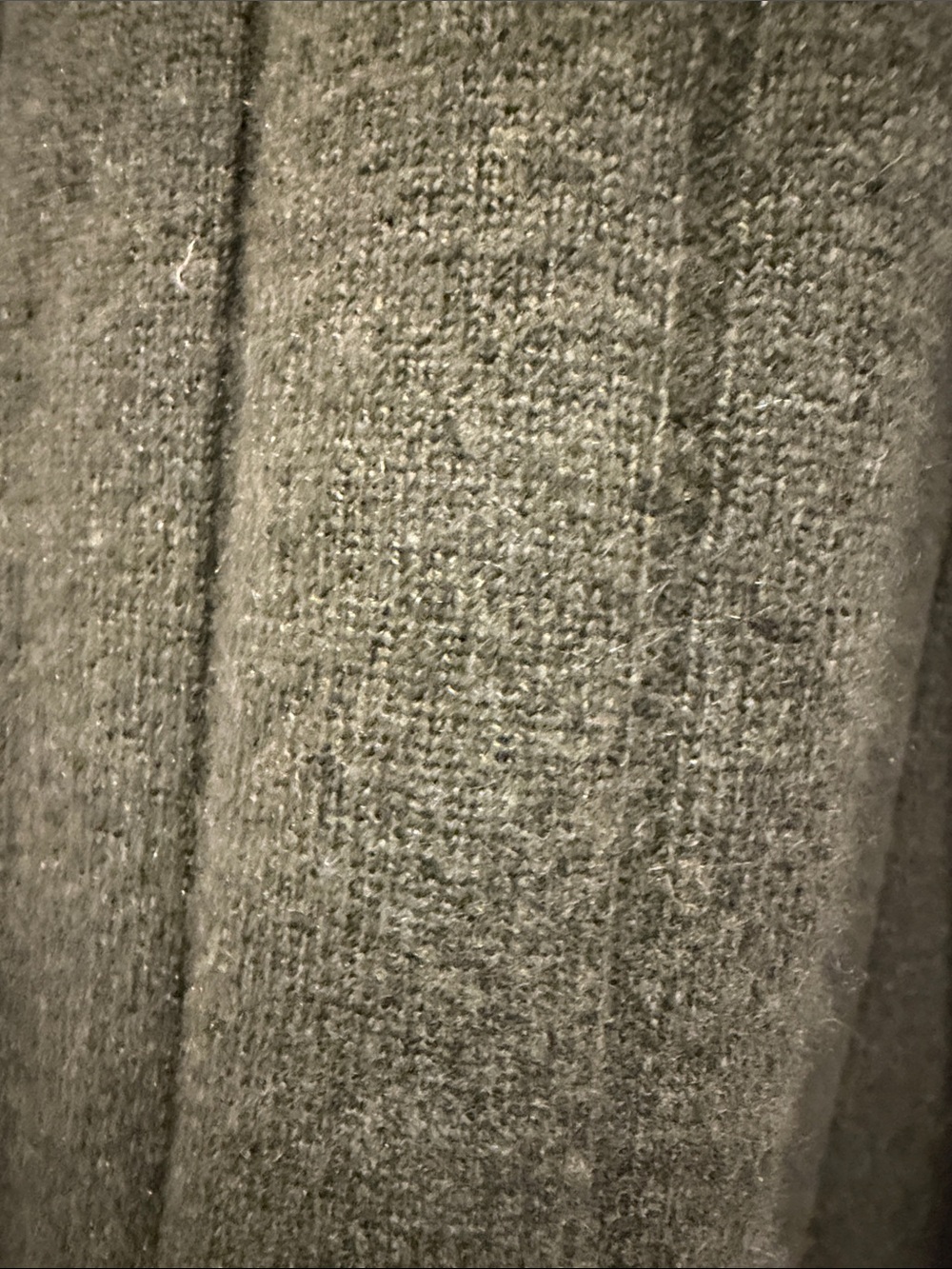 Eileen Fisher cashmere sweater Mock Turtleneck Sweater - Olive Green - Picture 3 of 9